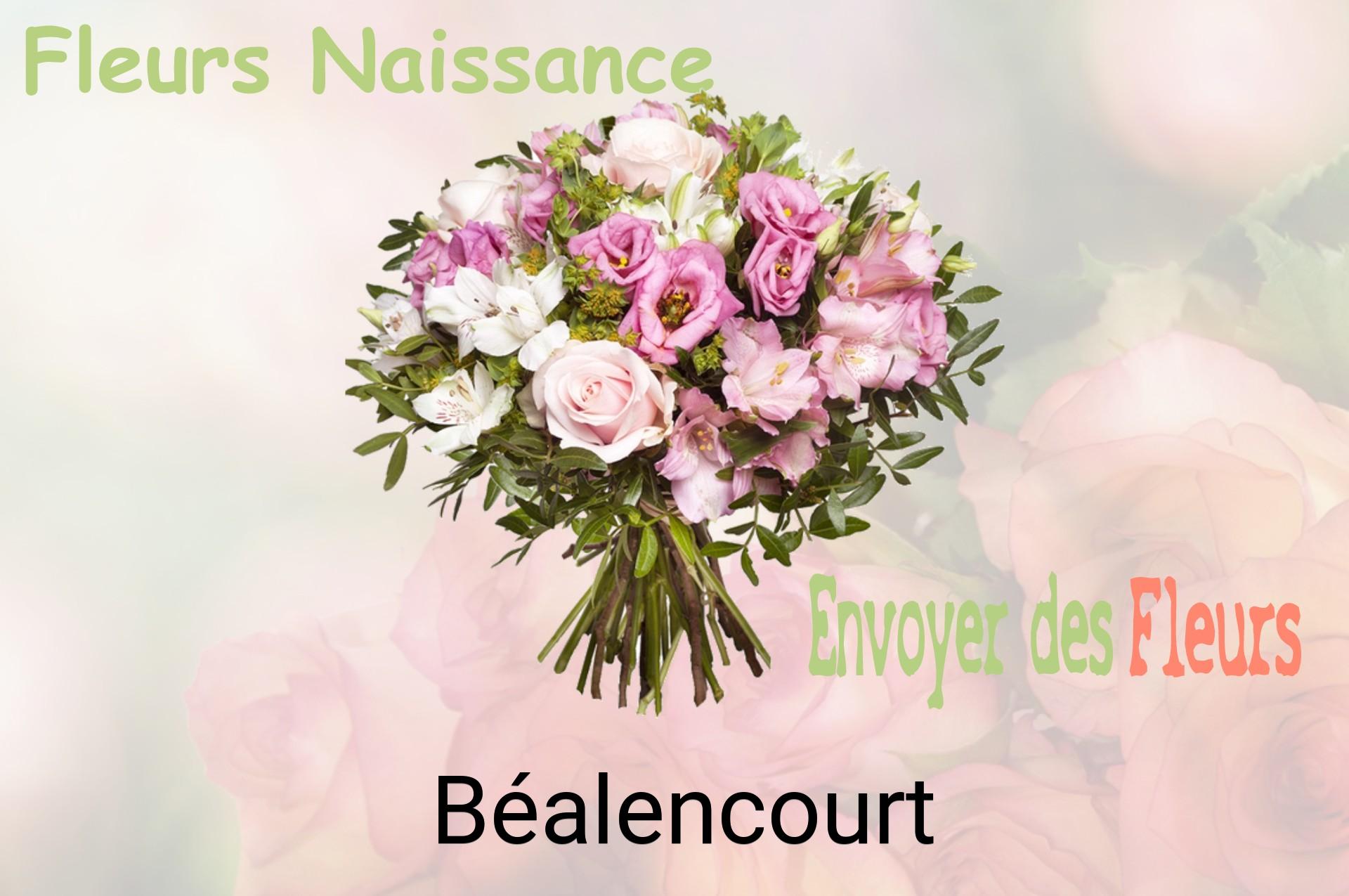 Bouquet de fleurs de naissance livré à Béalencourt